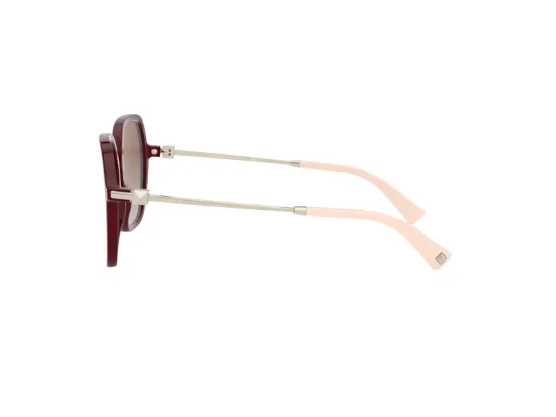 Valentino Occhiali da sole Donna Bordeaux 855011 miniatura 3
