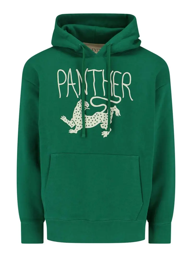 Felpa Cappuccio Verde