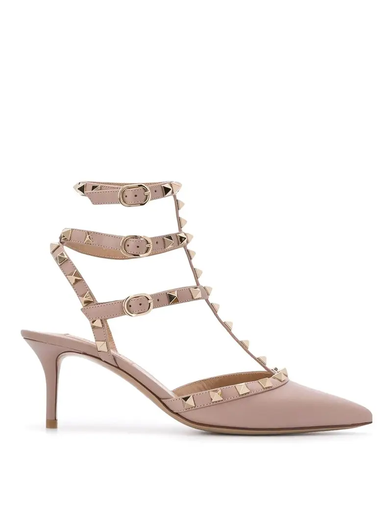 Ankle Strap Poudre Color Carne E Neutri