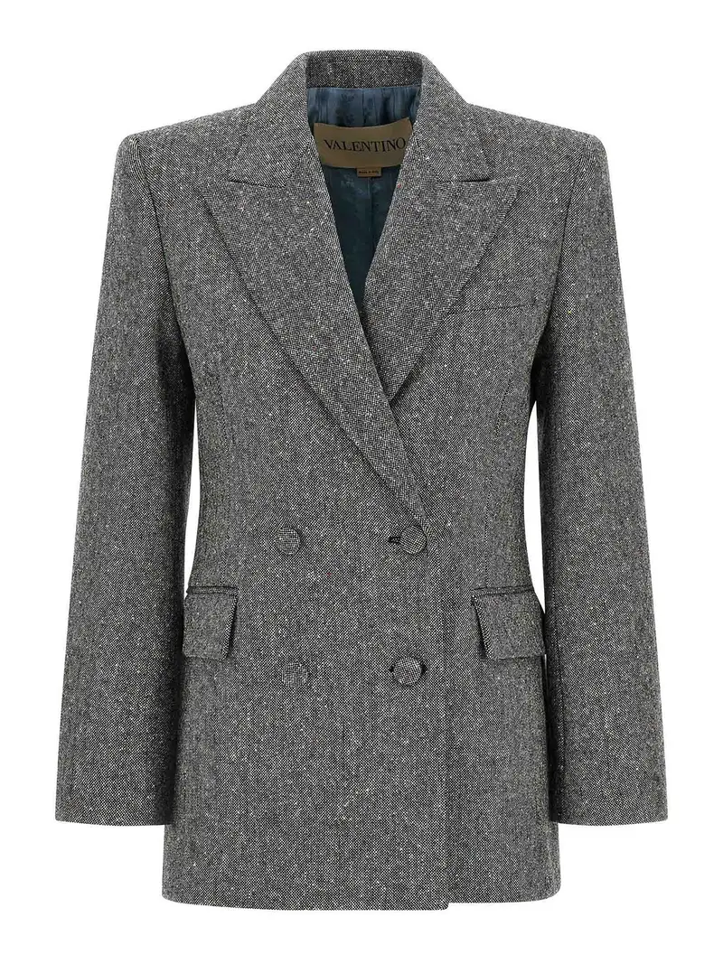 Blazer doppiopetto Grigio