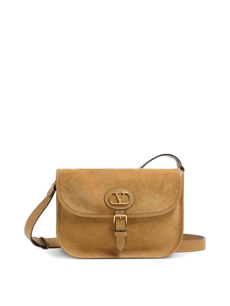 Borsa a tracolla in pelle Antibes Beige