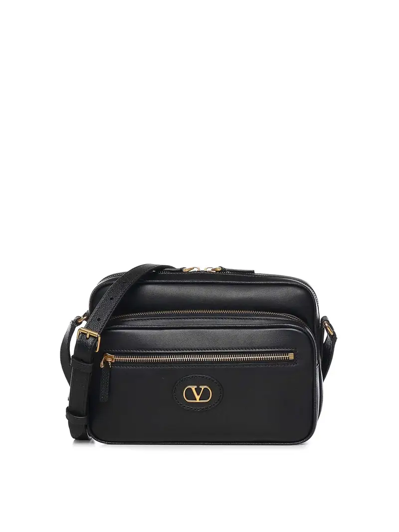 Borsa a tracolla in pelle Antibes Nero