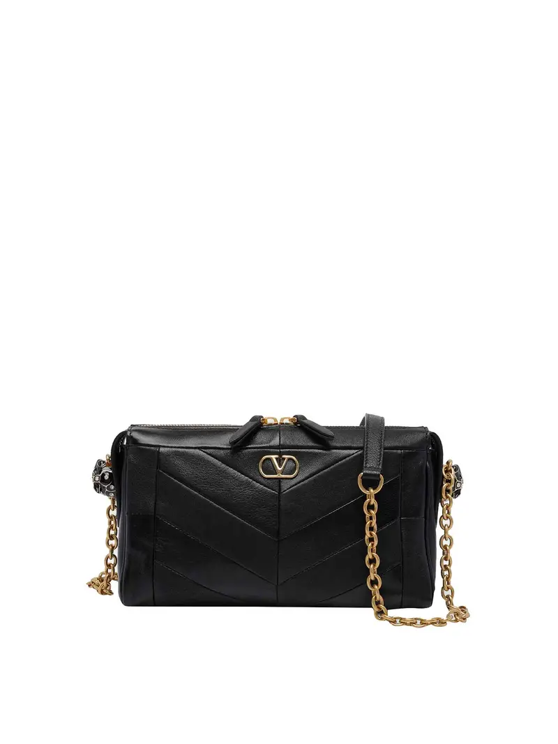 Borsa a tracolla piccola Panthea Nero