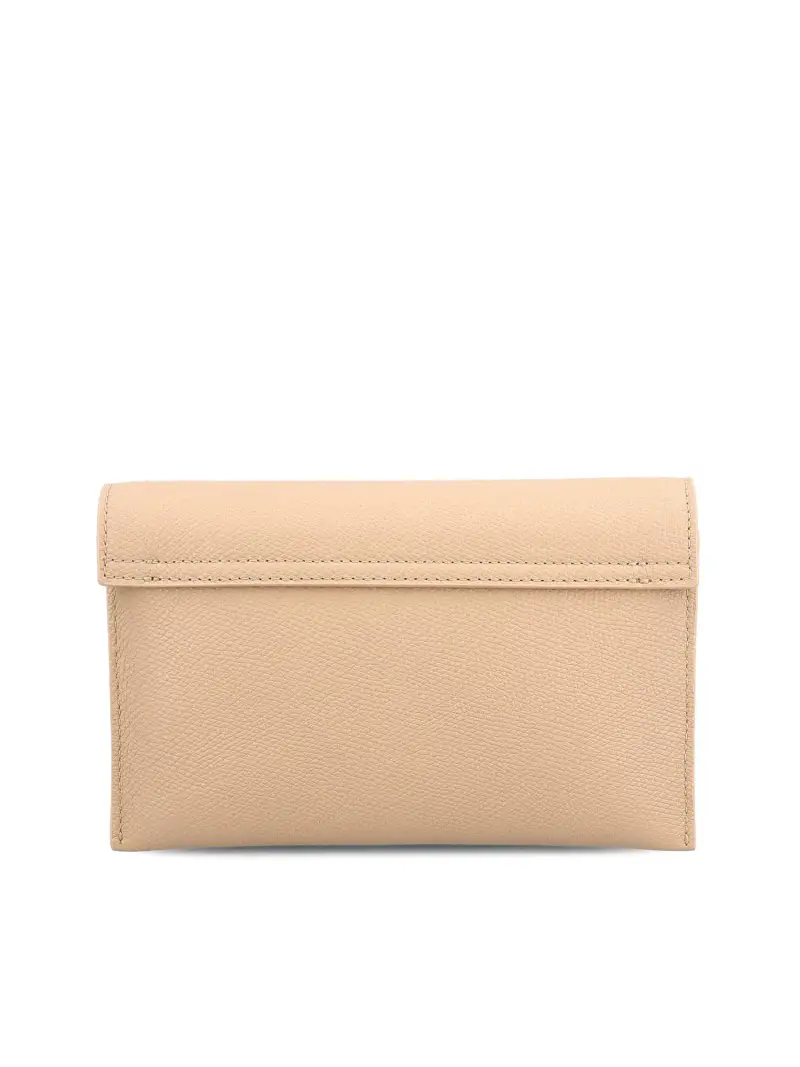 VALENTINO GARAVANI Borsa A Tracolla Vlogo Signature In Pelle BEIGE miniatura 2