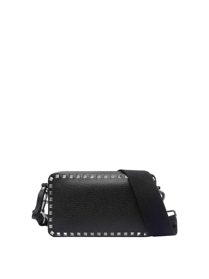 Borsa a traversa rockstud Nero