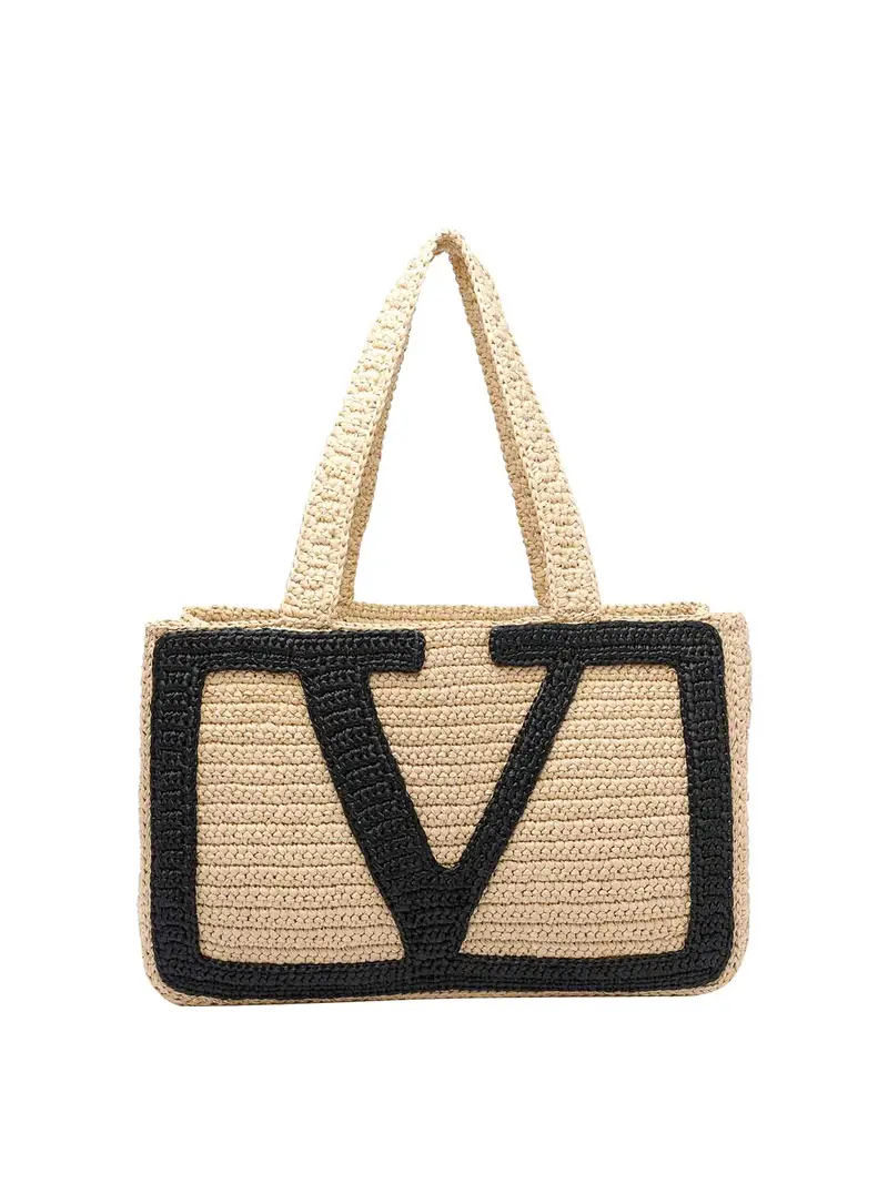 Borsa all'uncinetto superstar Viva Beige