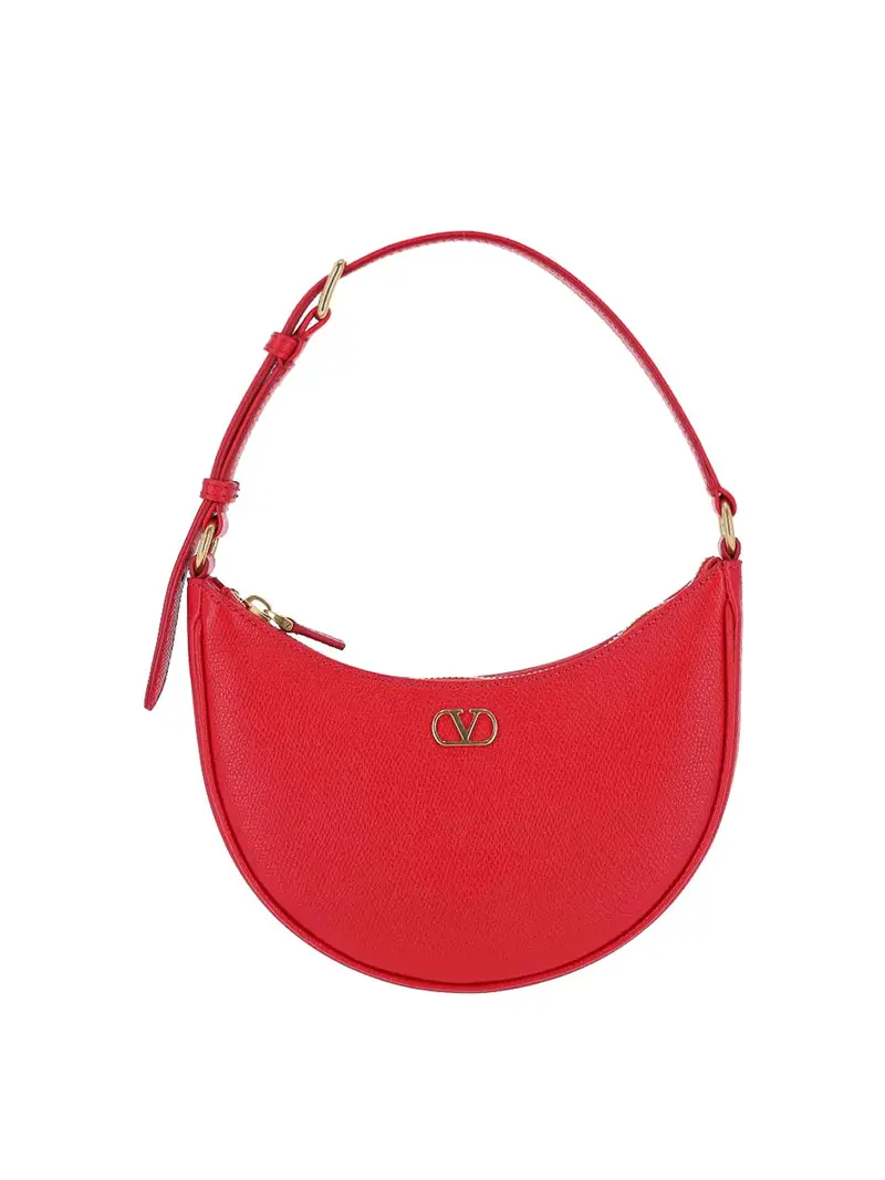 Borsa Hobo Mini Rosso
