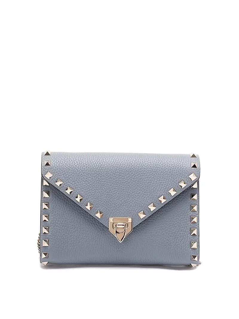 Borsa mini Rockstud Grigio