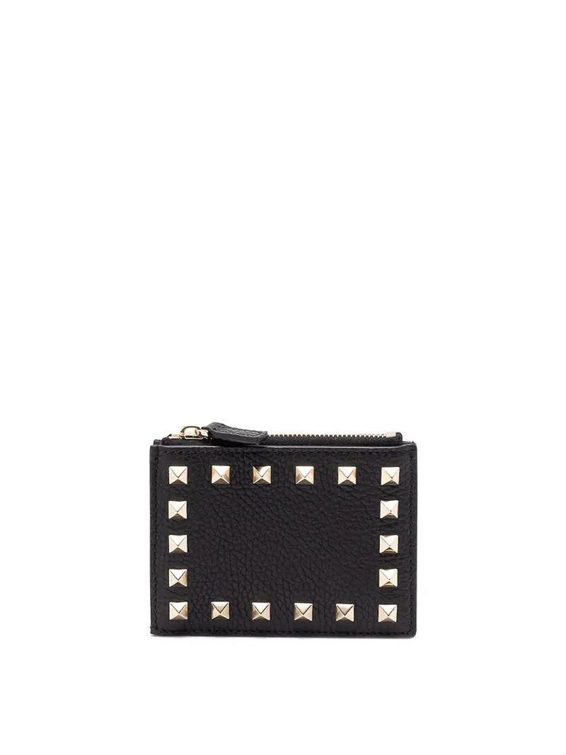 Borsa moneta `rockstud` Nero