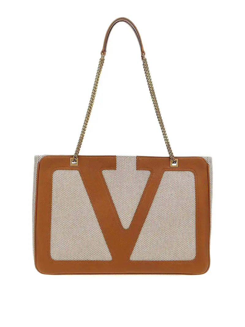 Borsa per la spesa media Beige
