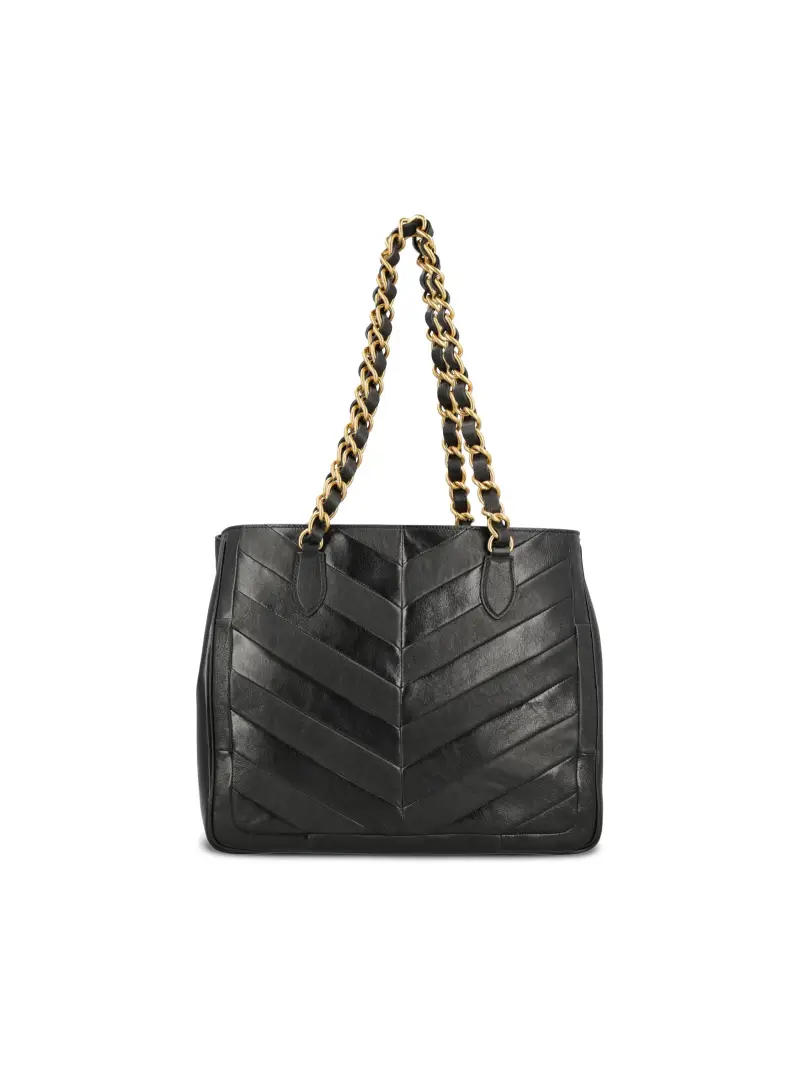 Borsa Shopping Laseine In Nappa NERO miniatura 2