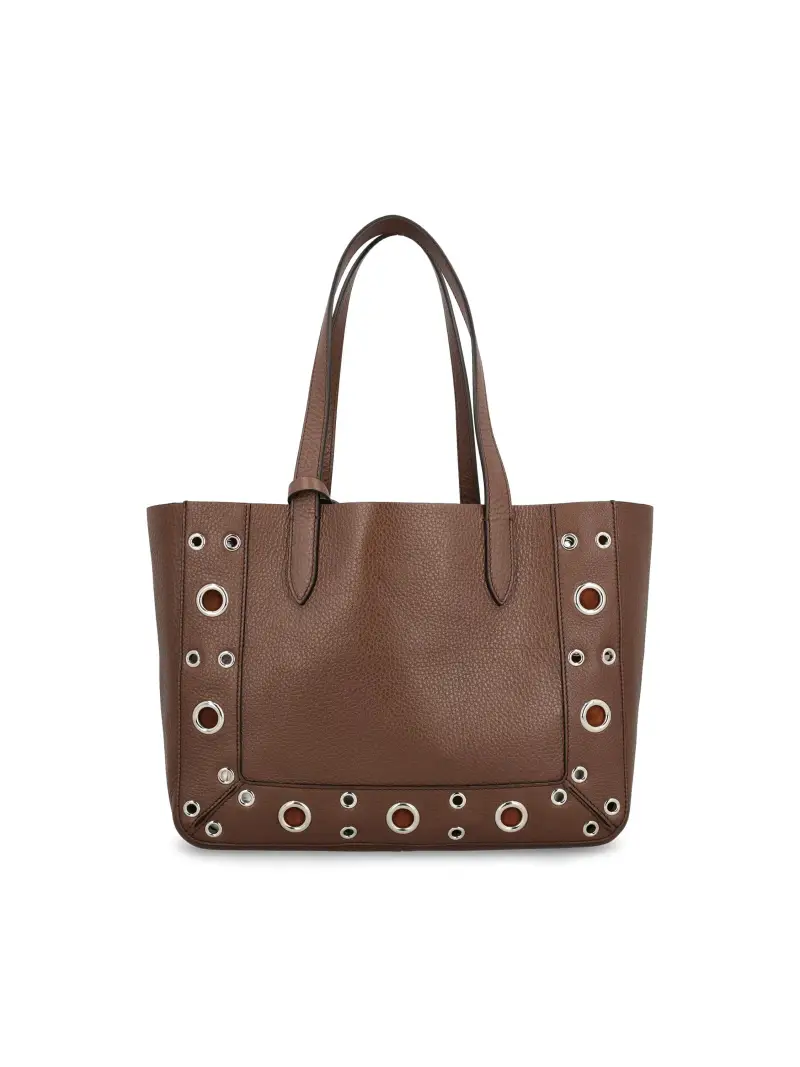 Borsa Shopping Nellcôte MARRONE miniatura 2