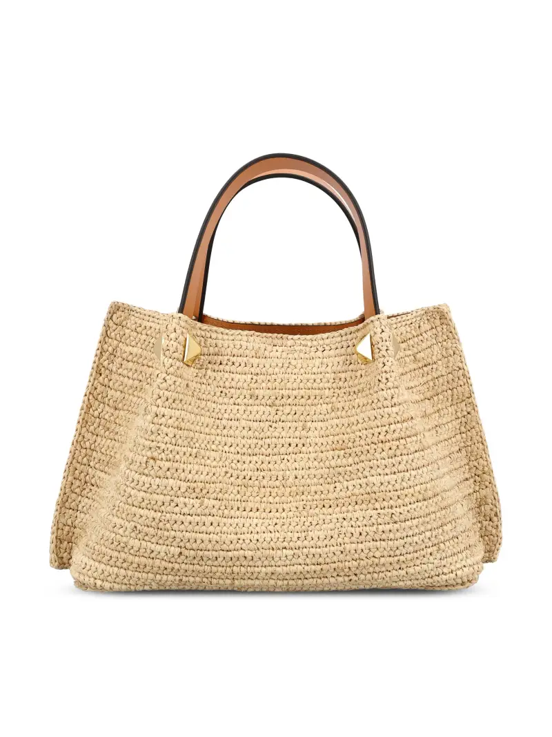 Borsa Shopping Piccola BEIGE miniatura 2