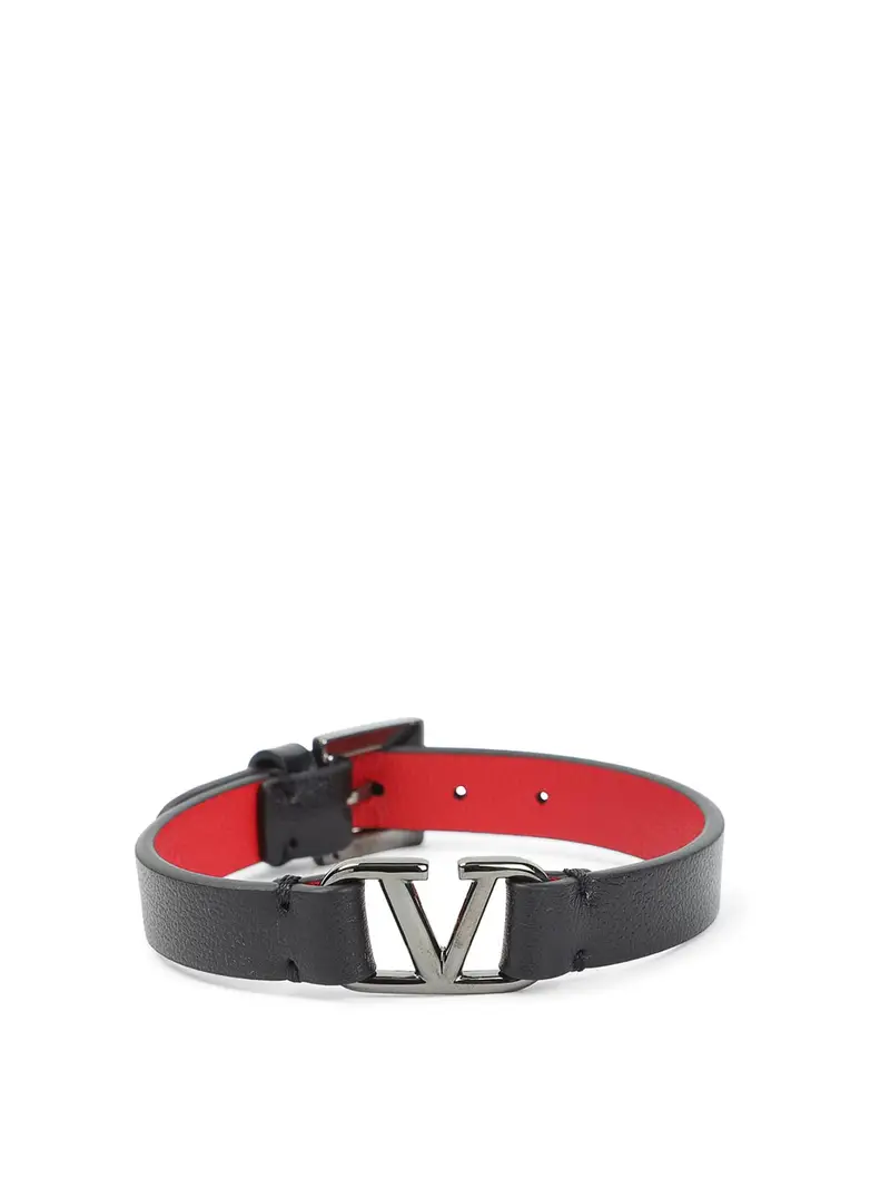 Bracciale con firma Vlogo Nero