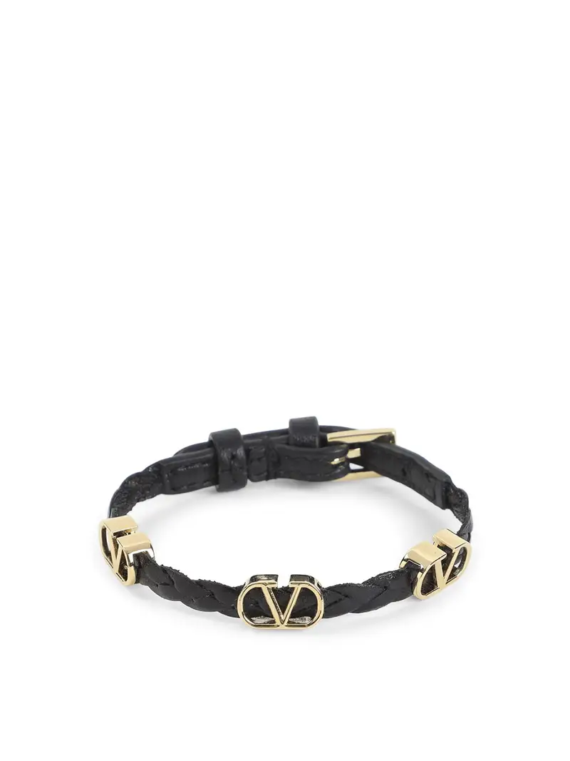 Bracciale in pelle Nero
