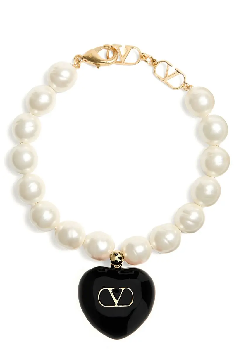 Bracciale Valentino Garavani Coeur Royal Nero