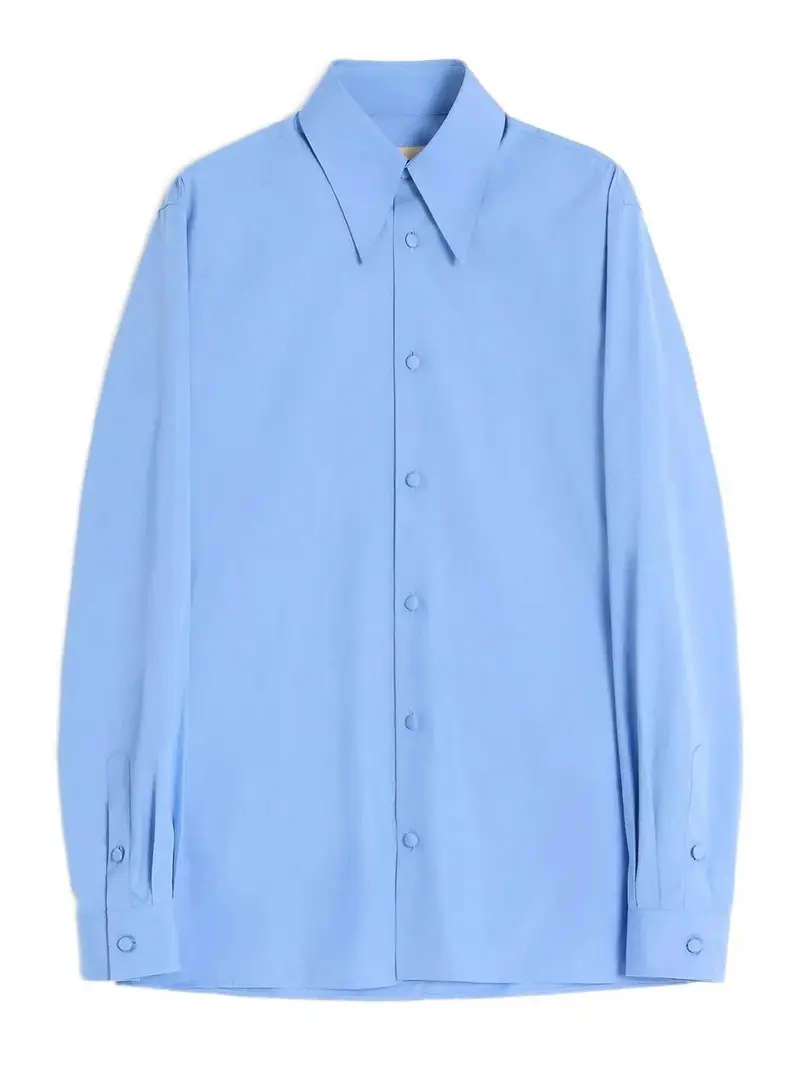 Camicia a maniche lunghe Azzurro