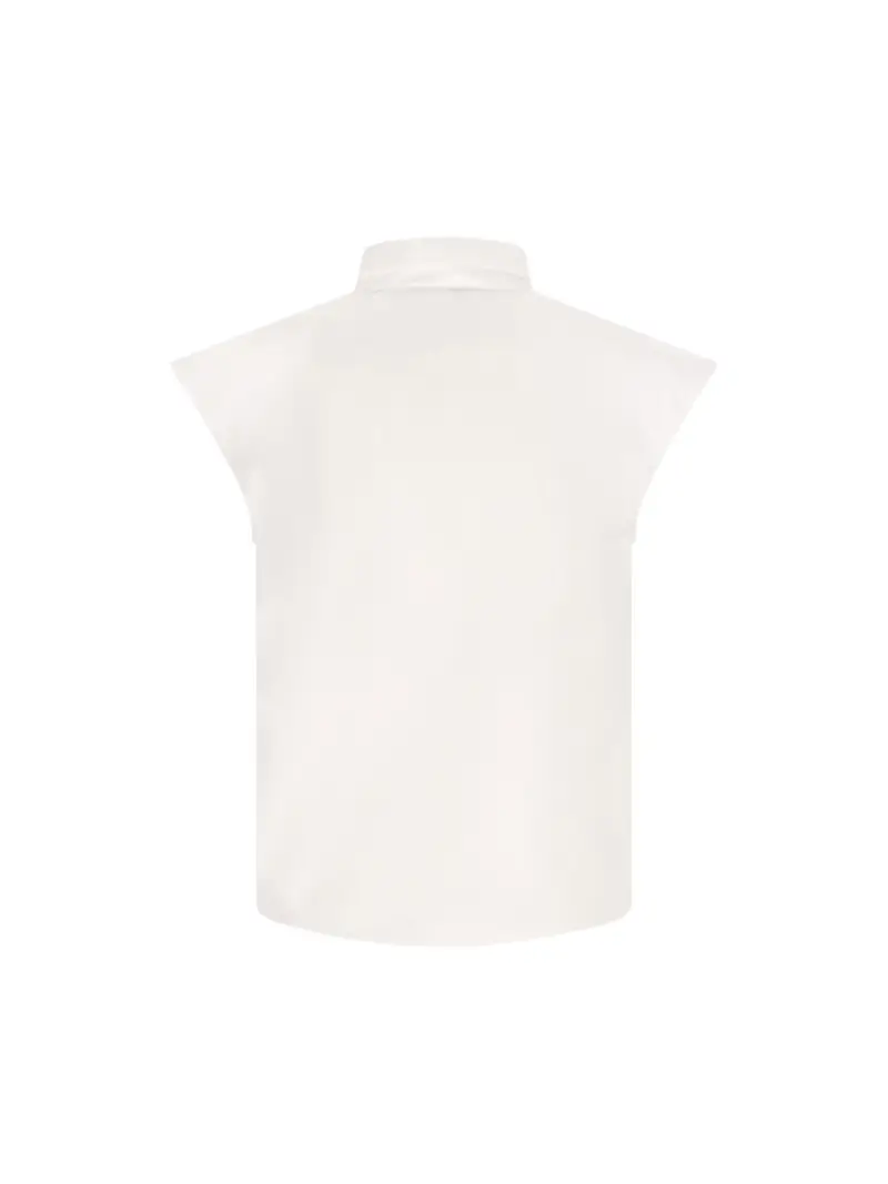 VALENTINO GARAVANI Camicia In Popeline Di Cotone BIANCO miniatura 2