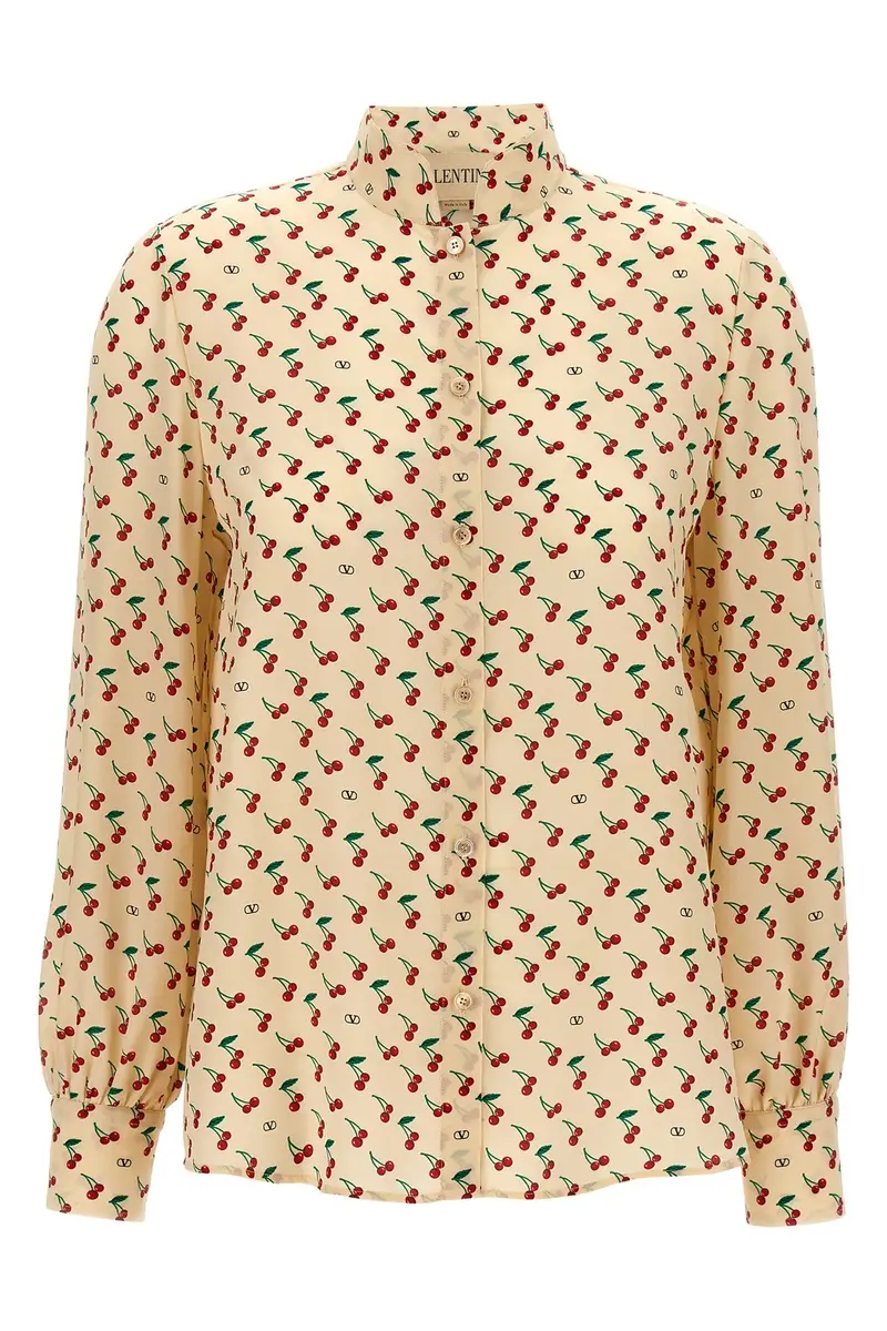Camicia Valentino Garavani 'Cherryfic' Beige