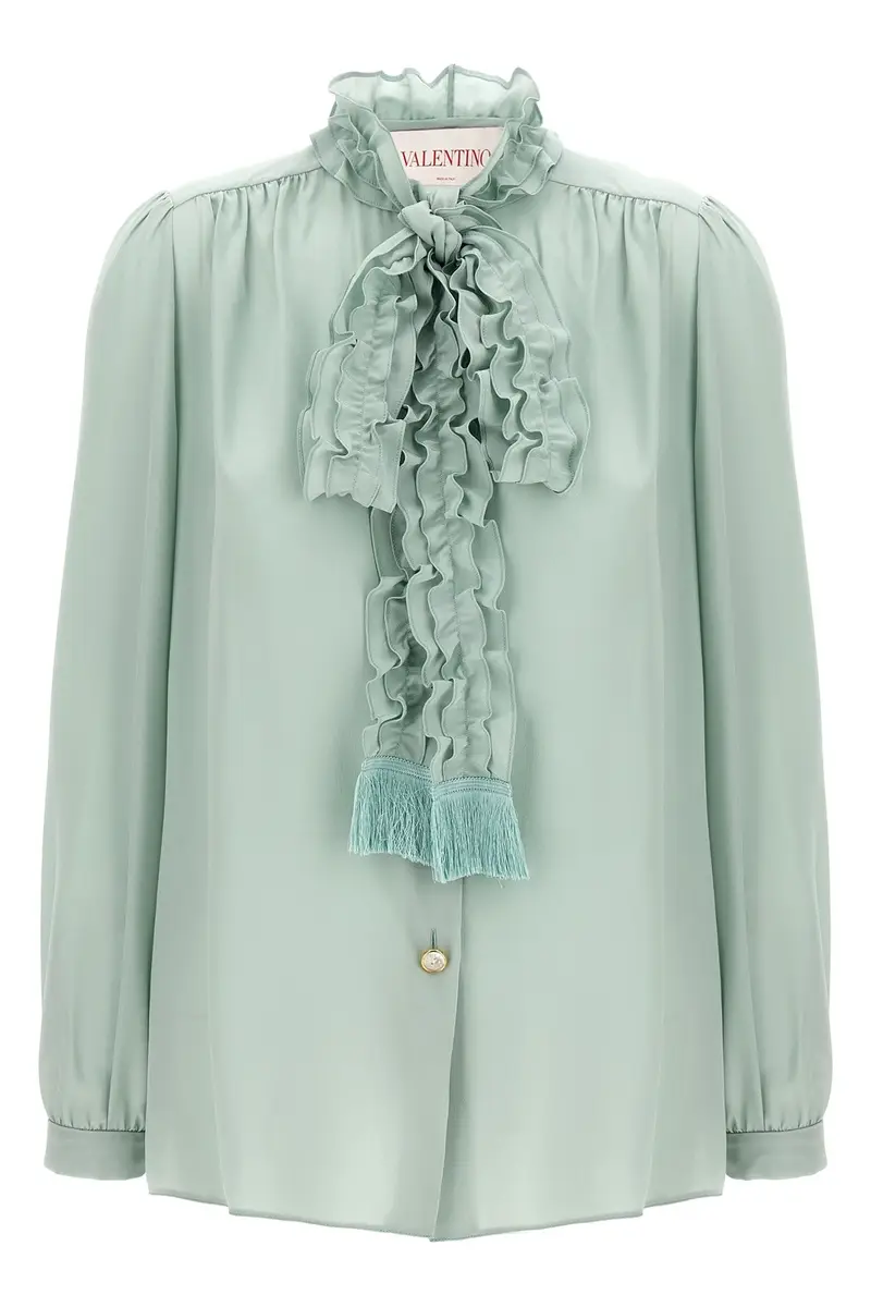 Camicia Valentino Garavani Lavallière Verde