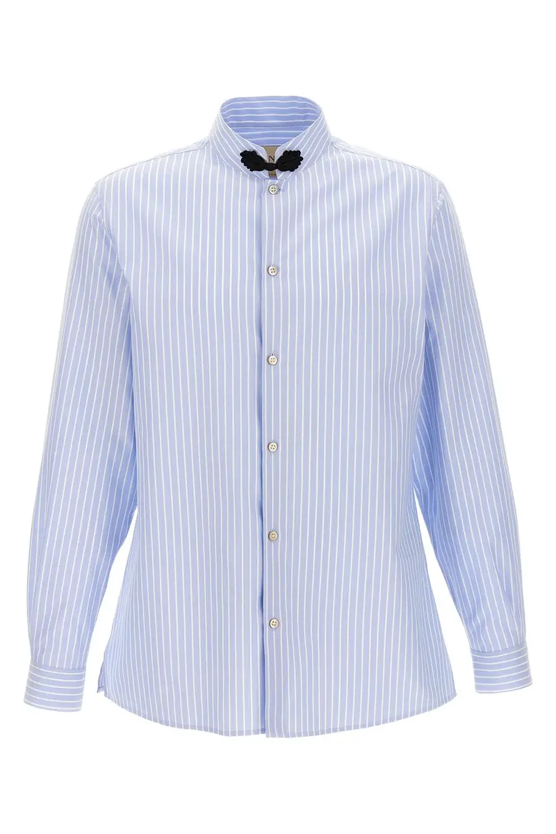 Camicia Valentino Garavani Righe Azzurro