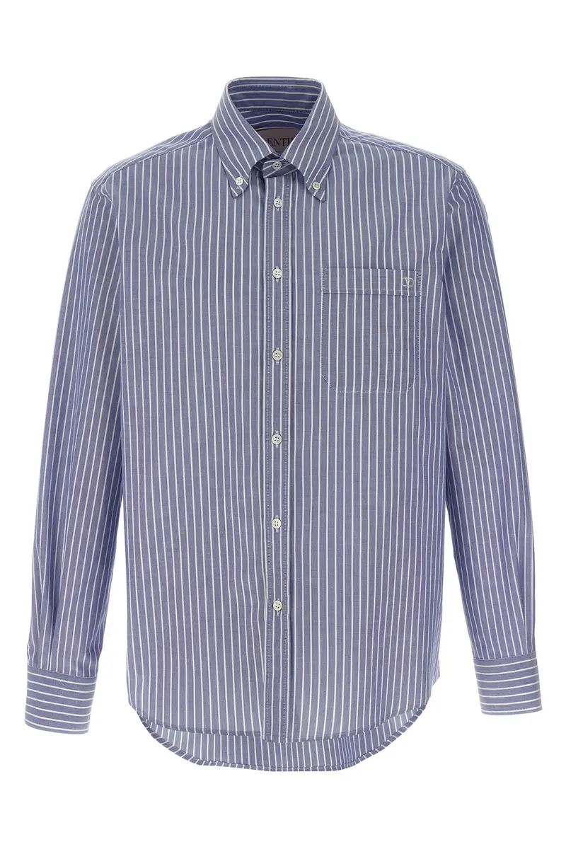 Camicia Valentino Garavani Vlogo Azzurro