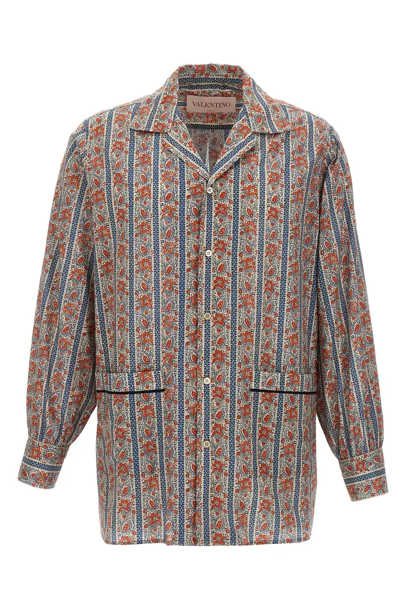 Camicia Valentino Garavani Voyage Imaginaire Multi