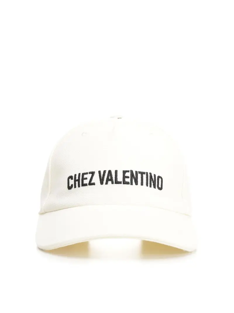Cappellino da baseball in cotone Bianco
