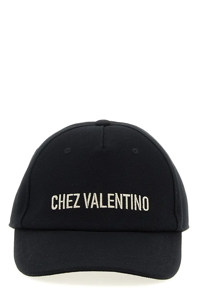 Cappellino Valentino Garavani 'Chez Valentino' Nero