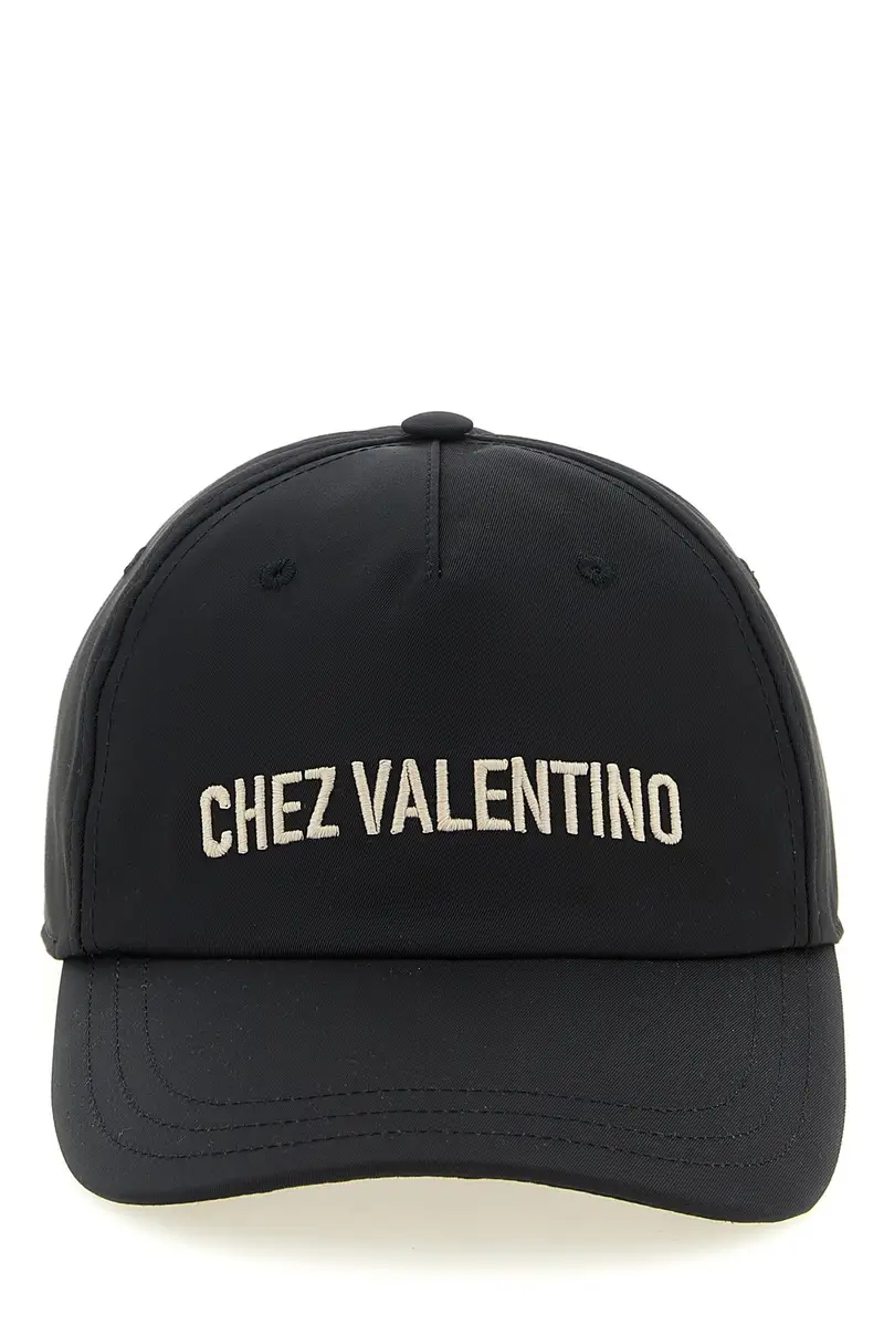 Cappellino Valentino Garavani Chez Valentino Nero