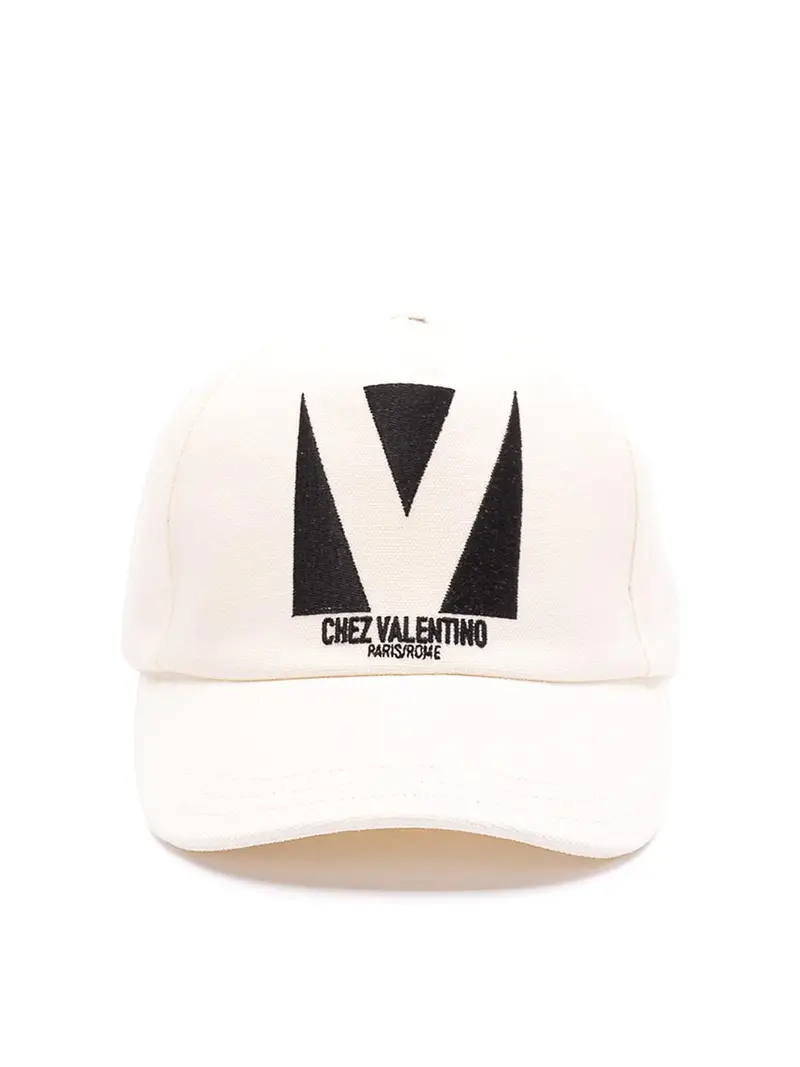 Cappello da baseball Chezmaisonvalentino Bianco