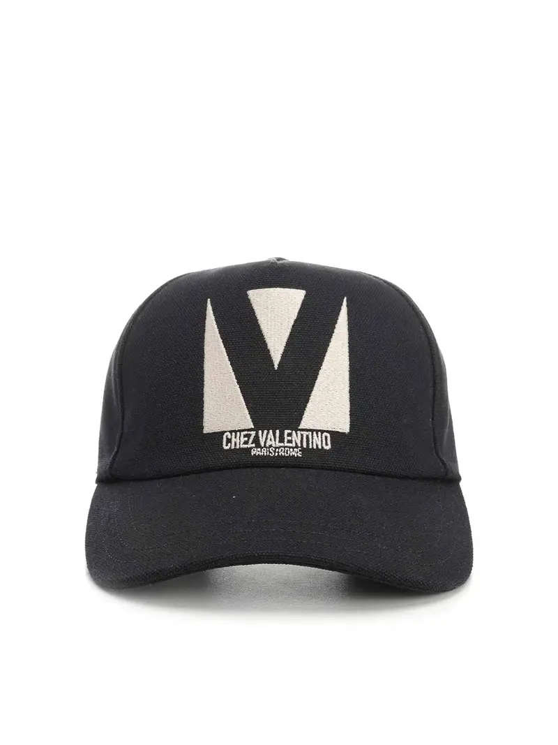 Cappello da baseball di cotone Nero