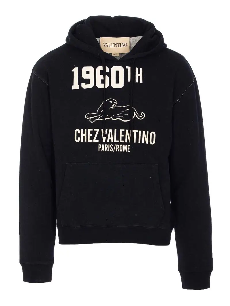 CHEZ Valentino Hoodie Nero