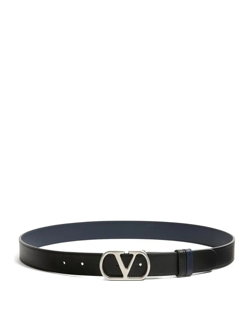 Cintura reversibile Nero