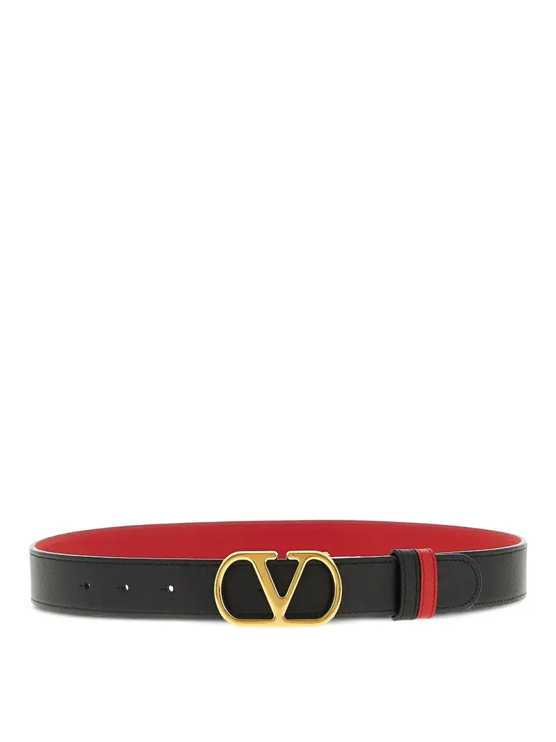 Cintura reversibile Nero