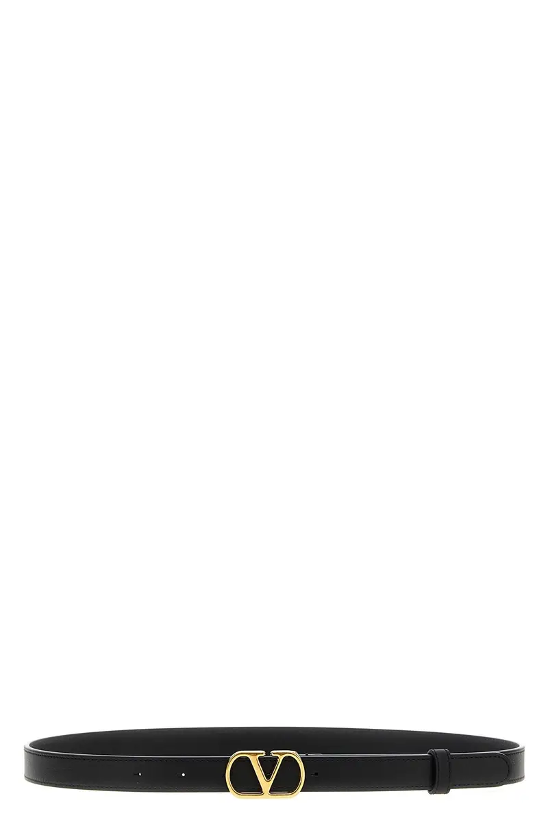 Cintura Valentino Garavani Vlogo Signature Nero
