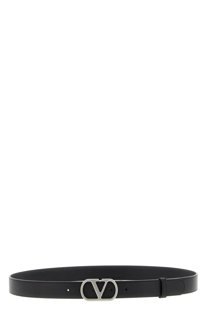 Cintura Valentino Garavani Vlogo Signature Nero