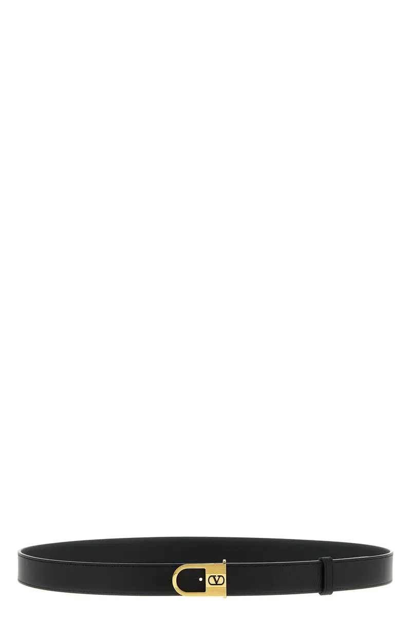 Cintura Valentino Garavani Vlogo Signature Nero