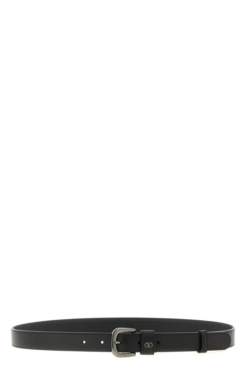Cintura Valentino Garavani Vlogo Signature Nero