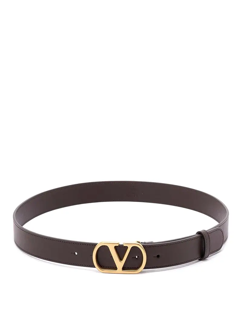 Cointura logata Marrone