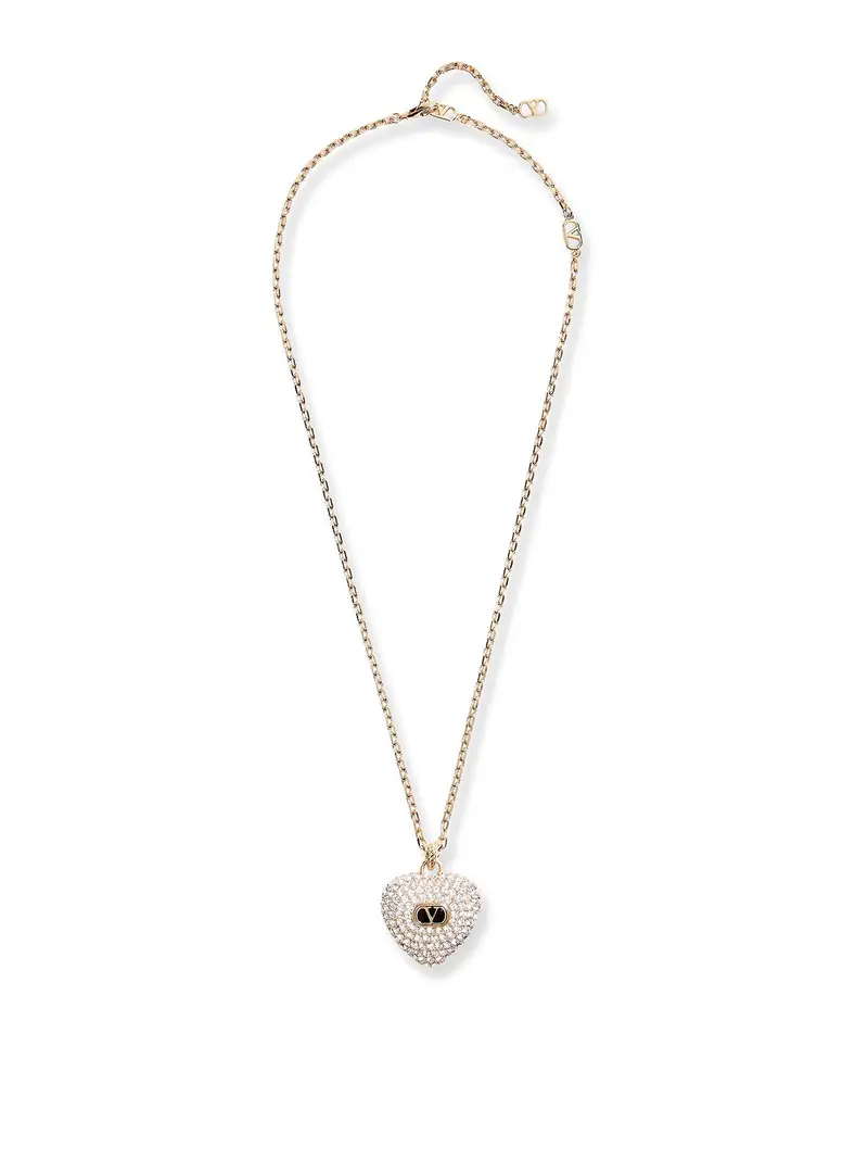 Collana Coeur Royal In Metallo E Cristalli Blu scuro