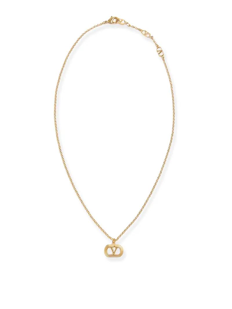 Collana Ovalette In Metallo Con Finitura Oro