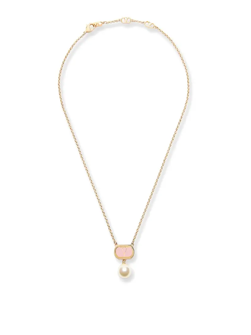 Collana Ovalette In Metallo Grigio Chiaro