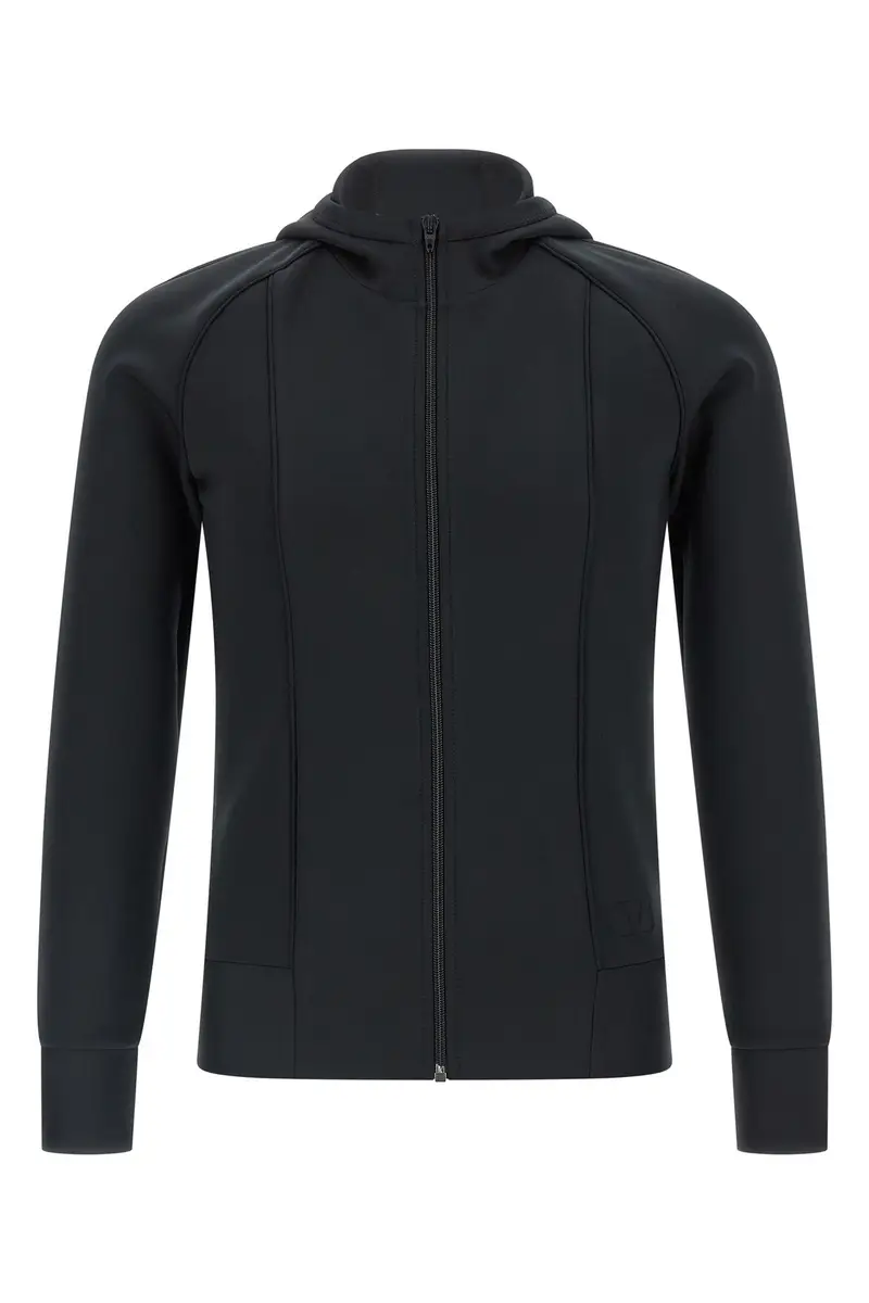 Felpa Con Cappuccio Valentino Garavani Nero