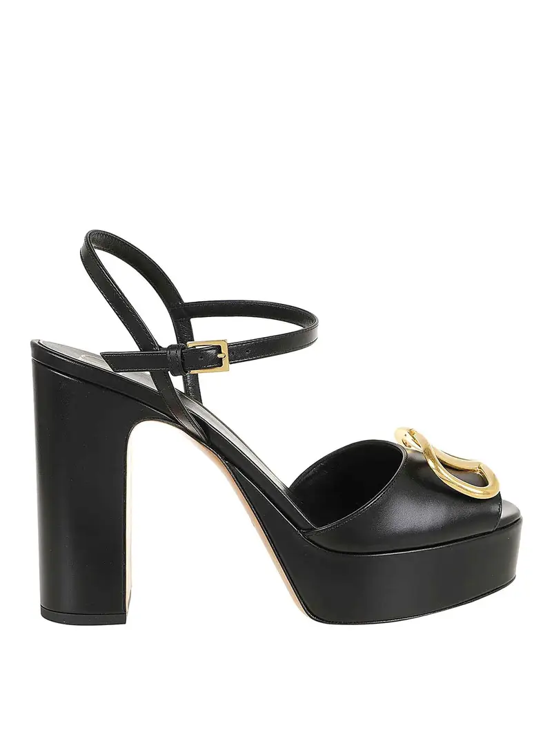 Firma Vlogo del sandalo Nero