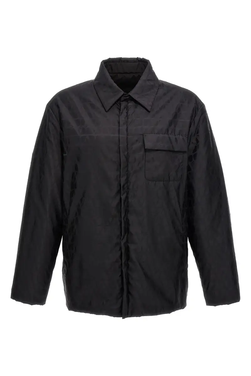 Giacca Reversibile Valentino Toile Iconographe Nero