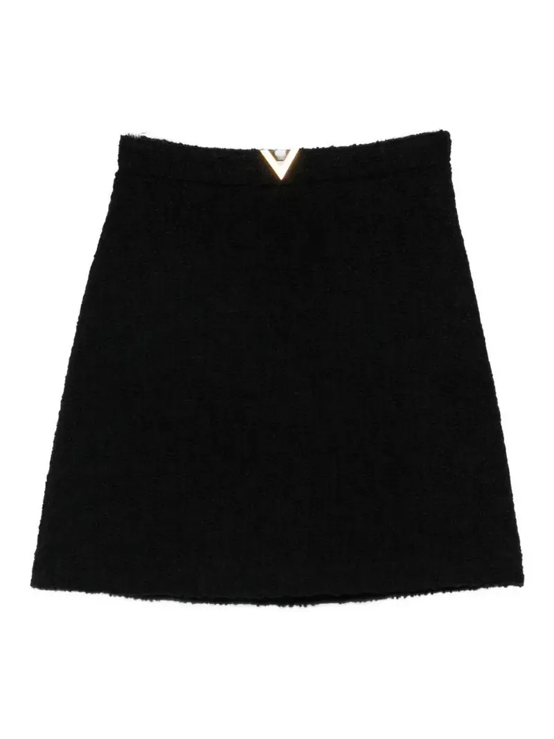 Gonna in lana con firma Vlogo Nero