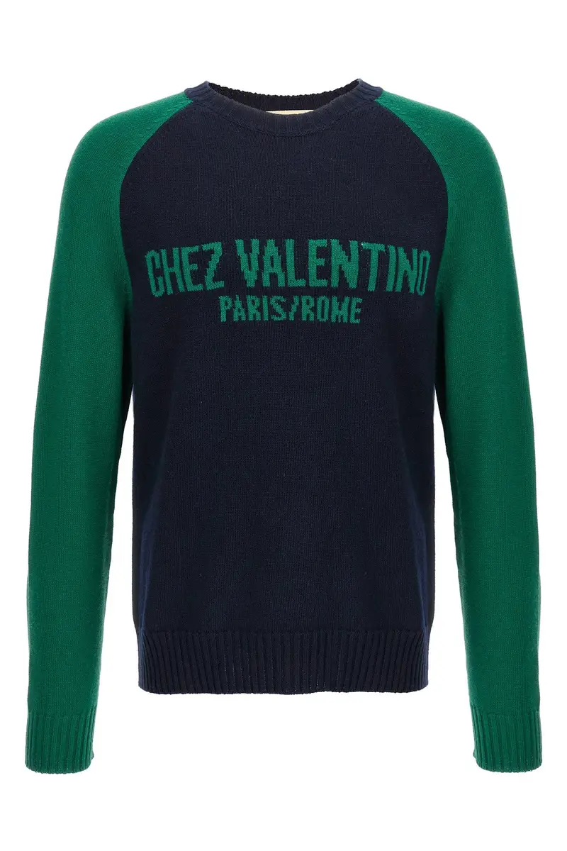 Maglia Valentino Garavani 'Chez Valentino' Blu