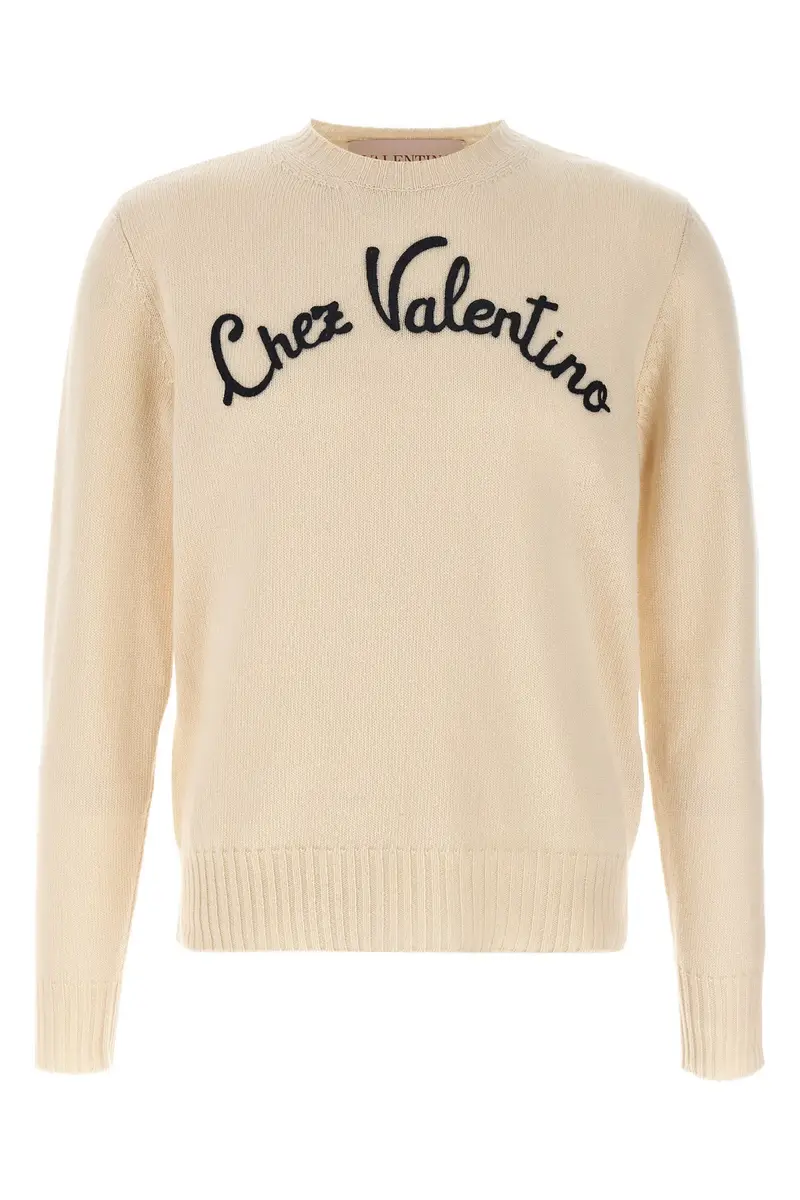 Maglione Valentino Garavani Chez Valentino Beige