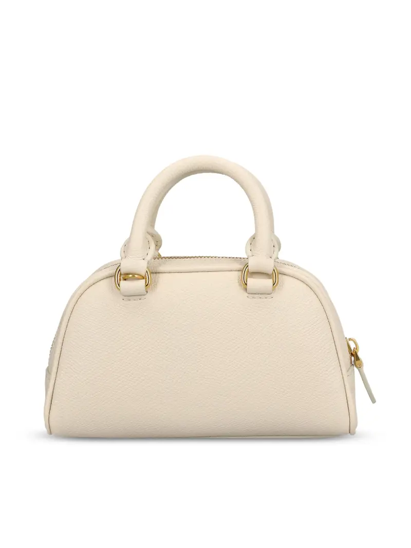 Mini Bauletto Vlogo Signature In Vitello BIANCO miniatura 2